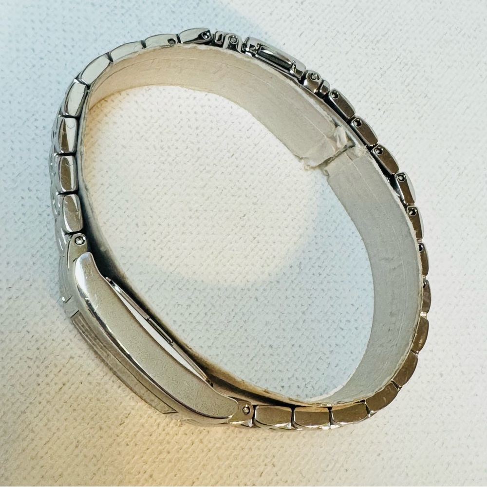 Vintage Kenneth Tank Women's Silver Watch Stainless 6.25" MAX Bracelet KC4440 - Picture 5 of 13